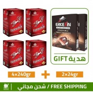 ROYAL HORSE Paste, Honey Palace Epimedium, Epimedium Turkish Honey, 4 × 240gr + Free 2× 24 gr Erkexin Chocolate