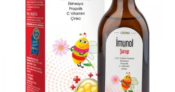 TurkAttar, Imunol Liquid Form for Immune Support Syrup for Kids, Beta ...