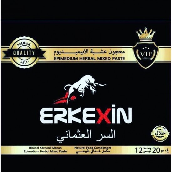 Erkekxin epimedium Macun with Ferula root and Tripolis, Ottoman secret mix, 240 g