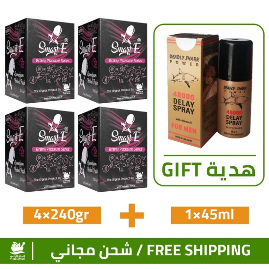 Great Epimedium Offers, Smart Erection Epimedium Paste-North, 4×240gr + Free Gift Deadly Shark 48000 Delay Spray For Men 45 ml Great Epimedium Offers, Smart Erection Epimedium Paste-North, 4×240gr + Free Gift Deadly Shark 48000 Delay Spray For Men 45 ml