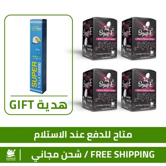 Great Epimedium Offers, Smart Erection Epimedium Paste-North, 4×240gr + Free Gift Super Viga 150000 Delay Cream For Men 45 ml