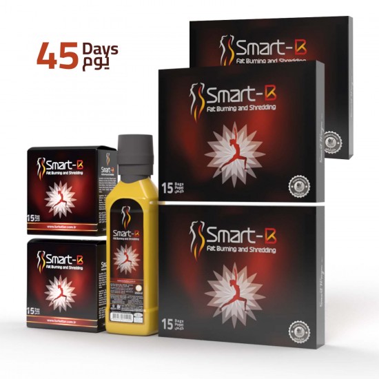 Smart B Turkish Slimming Set, 45-Days Plan, 45 -Doses of Slimming Paste, Slimming Oil, Slimming Tea, 8-12 kilos within 30-45 days, Weight Loss & Fat Burning Safely