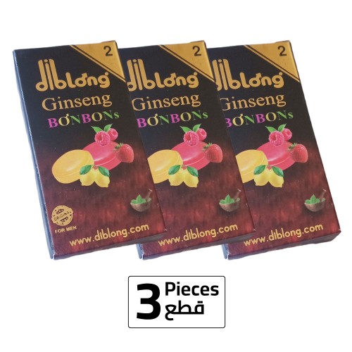 Diblong Ginseng Bonbon, Aphrodisiac Increase Libido Candy, Erection Booster, 3 Packs of 2, 6 Bonbon Diblong Ginseng Bonbon, Aphrodisiac Increase Libido Candy, Erection Booster, 3 Packs of 2, 6 Bonbon