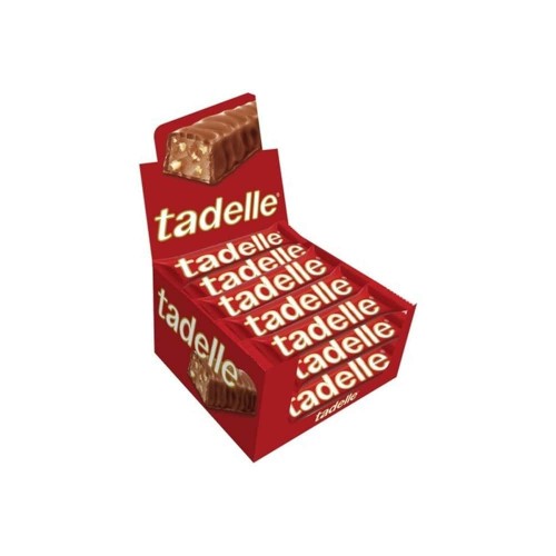 شوكولاتة تاديل التركية, شوكولاتة الحليب بالبندق اللذيذة, 30 جرام × 20 قطعة, حلال معتمدة ولذيذة شوكولاتة تاديل التركية, شوكولاتة الحليب بالبندق اللذيذة, 30 جرام × 20 قطعة, حلال معتمدة ولذيذة