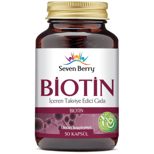 Seven Berry, Biotin, 2500 mcg, 50 Capsules Seven Berry, Biotin, 2500 mcg, 50 Capsules