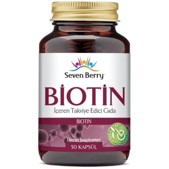 Seven Berry, Biotin, 2500 mcg, 50 Capsules