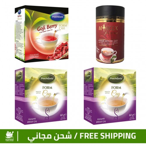 Burn Fats & Prices, Turkish Slimming Set, MINCEX Tea + Goji Berry Tea + Form Tea ×2, 5-12 kilos/month Burn Fats & Prices, Turkish Slimming Set, MINCEX Tea + Goji Berry Tea + Form Tea ×2, 5-12 kilos/month