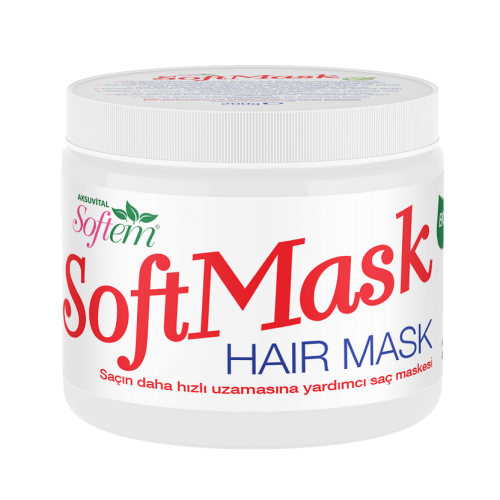 ماسك تطويل الشعر التركي, SoftMask, ماسك لتطويل الشعر, تركيبة زيوت نباتية, خالي من البارابين، الملونات والسيليكون، 200 مل ماسك تطويل الشعر التركي, SoftMask, ماسك لتطويل الشعر, تركيبة زيوت نباتية, خالي من البارابين، الملونات والسيليكون، 200 مل