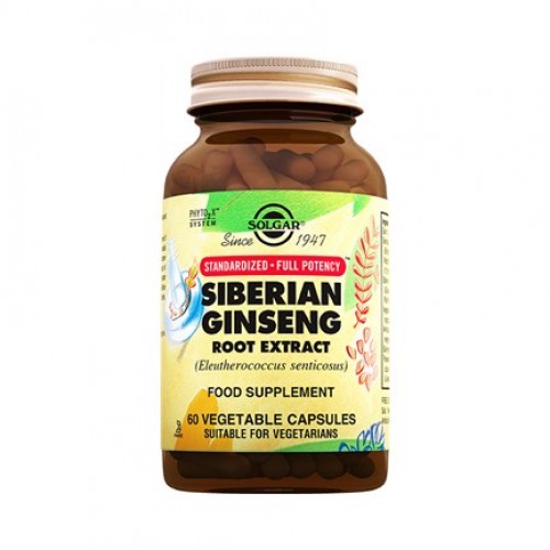 Solgar Siberian Ginseng Root Extract 60 Vegetable Capsules Solgar Siberian Ginseng Root Extract 60 Vegetable Capsules