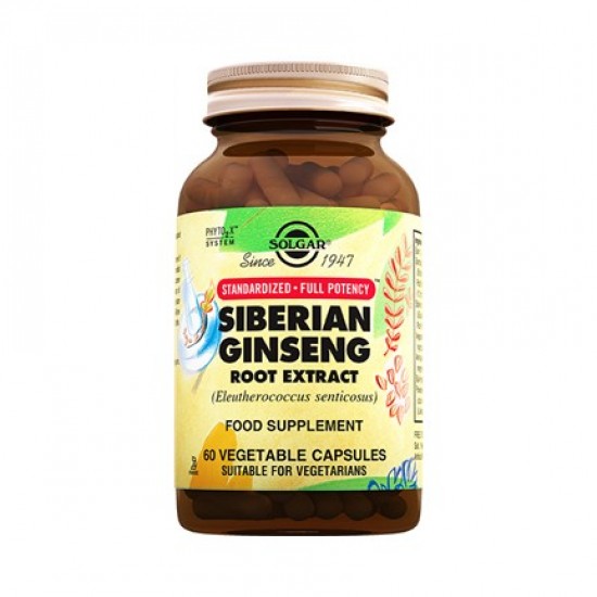 Solgar Siberian Ginseng Root Extract 60 Vegetable Capsules