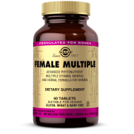Solgar Female Multiple, - Multivitamin, Mineral & Herbal Formula for Women 60 Tablets 