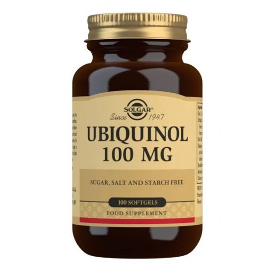 Solgar Ubiquinol, سولجار صيغة الجمال والعمر المديد, صحة الجلد والانسجة, يوبيكوينول الإنزيم المساعد Q10 المختزل, 100 ملغ, 50 كبسولة هلامية