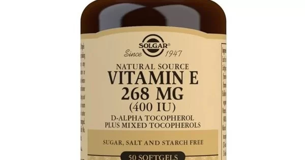 Turkattar Solgar Naturally Sourced Vitamin E 268 Mg 400 Iu 50 Softgels