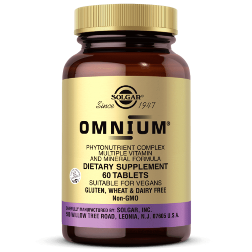 Solgar, OMNIUM Phytonutrient Complex Multiple Vitamin & Mineral Formula 60 Tablets Solgar, OMNIUM Phytonutrient Complex Multiple Vitamin & Mineral Formula 60 Tablets