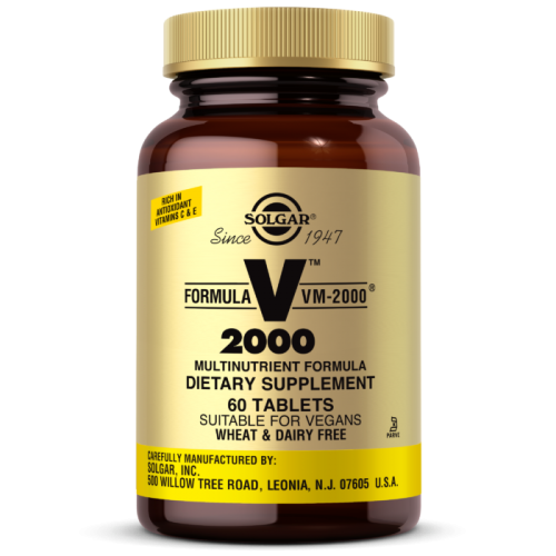 Solgar, Formula VM-2000, Multinutrient Formula, 60 Tablets Solgar, Formula VM-2000, Multinutrient Formula, 60 Tablets