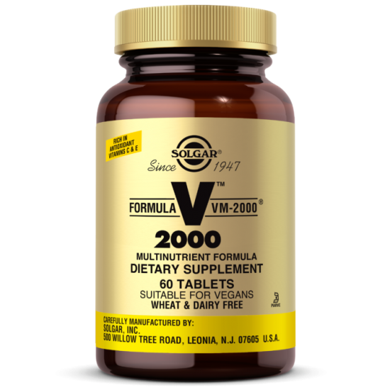 Solgar, Formula VM-2000, Multinutrient Formula, 60 Tablets