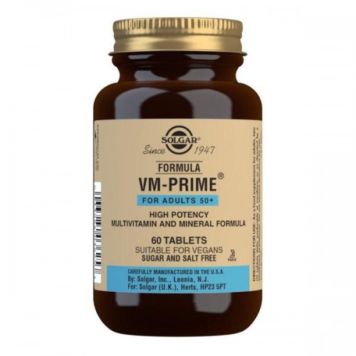 Solgar, Formula VM-Prime for Adults 50 Plus  60 Tablets  Solgar, Formula VM-Prime for Adults 50 Plus  60 Tablets
