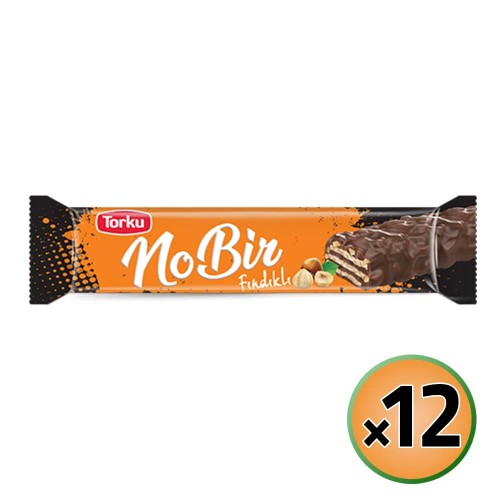 شوكولاتة تركية - شوكولاته توركو بالبندق No:1 نمبر ون ويفر مغطى بشوكولاته والبندق 32 غرام عبوة 12 قطعة شوكولاتة تركية - شوكولاته توركو بالبندق No:1 نمبر ون ويفر مغطى بشوكولاته والبندق 32 غرام عبوة 12 قطعة