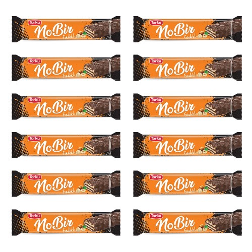 شوكولاتة تركية - شوكولاته توركو بالبندق No:1 نمبر ون ويفر مغطى بشوكولاته والبندق 32 غرام عبوة 12 قطعة شوكولاتة تركية - شوكولاته توركو بالبندق No:1 نمبر ون ويفر مغطى بشوكولاته والبندق 32 غرام عبوة 12 قطعة