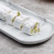 Hafez Mustafa Turkish Delight, Milky Pistachio Rolled Wick Delight 300 g 10.58 oz