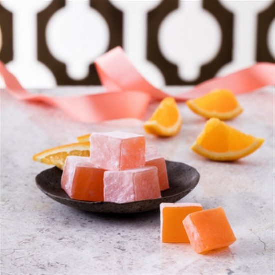 Hafez Mustafa Turkish Delight, Orange Delight 300 g 10.58 oz