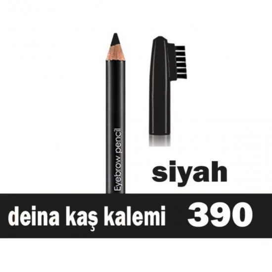 العطار التركي قلم حواجب من Deina رسم الحاجب ثابت مقاوم للماء 391 اسود