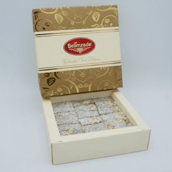 Selimzade Hazelnut Turkish Delight, Turkish Delight Cezerye with Hazelnut, 350 gr 12,35 oz.