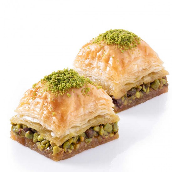 Turkish sweets, Turkish Baklava, Long-Lasting Dry Baklava with Pistachio 855 gr