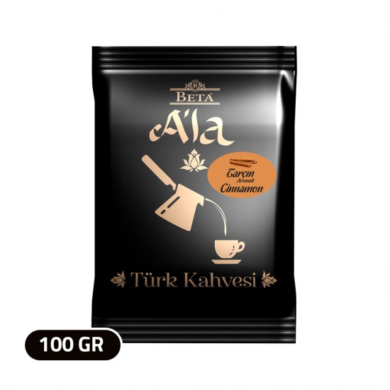 Beta A'la Turkish Coffee with Cinnamon, Traditional Turkish Coffee, 100 gr