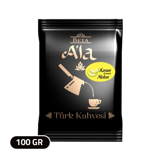 Beta A'la Turkish Coffee Melon flavored , Traditional Turkish Coffee, 100 gr