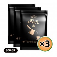Beta A'la Turkish Coffee, Traditional Turkish Coffee, 3 × 100, 300 gr