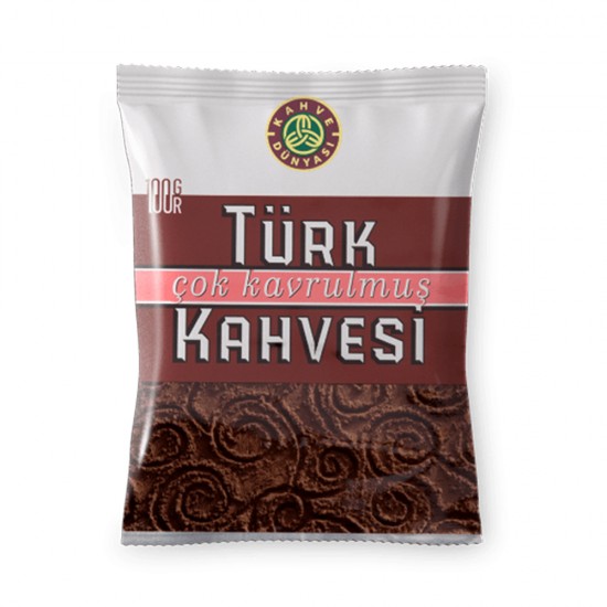 Turkish Coffee, Kahve Dunyasi Coffee, Coffee World, Dark Roast Coffee, 100 gr