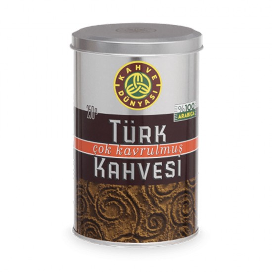 Turkish Coffee, Kahve Dunyasi Coffee, Coffee World, Dark Roast Coffee, 250 gr