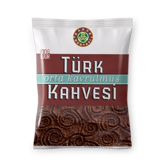 Turkish Coffee, Kahve Dunyasi Coffee, Coffee World, Medium Roast Coffee, 100 gr