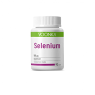 Voonka Selenium for Immune System, Thyroid, Prostate, Heart Health, Skin and Hair, 100 µg 92 Tablets 