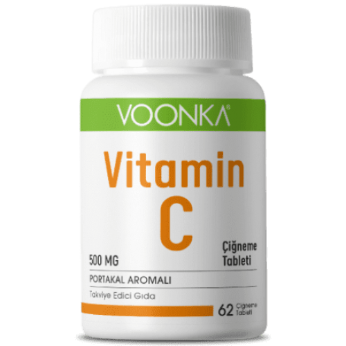 Voonka Vitamin C 500 mg 62 Chewable Tablets Voonka Vitamin C 500 mg 62 Chewable Tablets