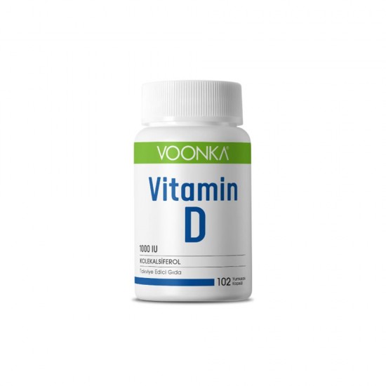 Voonka Vitamin D 1000 IU (24.8 mcg) 102 Softgels