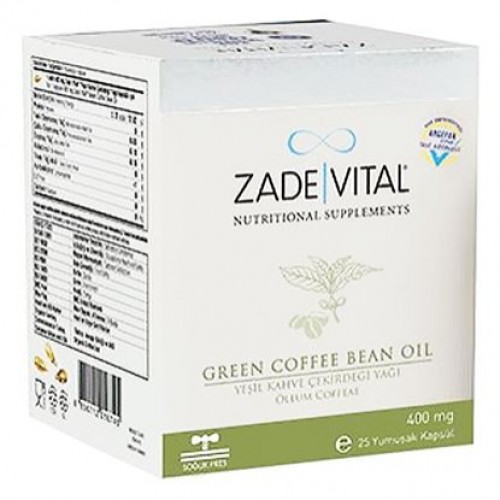 Zade Vital سيروم زيت بذور القهوة الخضراء, عناية كاملة للبشرة, كبسولات هلامية قابلة للفك, المكياج الطبيعي, 400 ملغ, 25 كبسولة  Zade Vital سيروم زيت بذور القهوة الخضراء, عناية كاملة للبشرة, كبسولات هلامية قابلة للفك, المكياج الطبيعي, 400 ملغ, 25 كبسولة