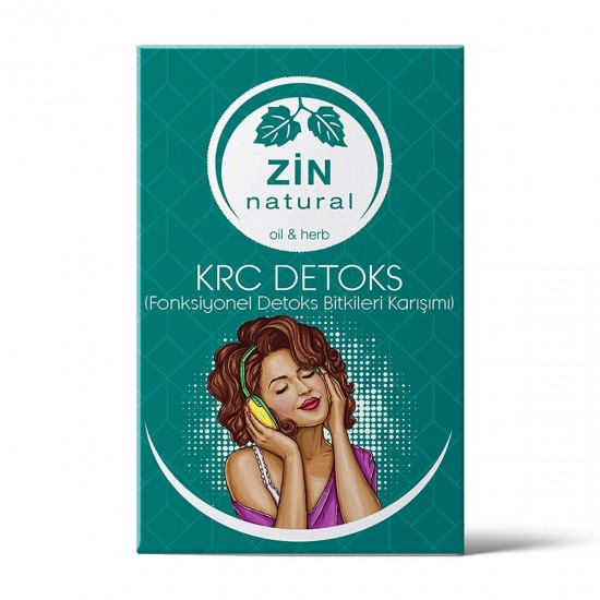 Turkish Herbal Tea, KRC Detox Tea Formula, Detox Liver Digestive system Support Immune, 160 gr