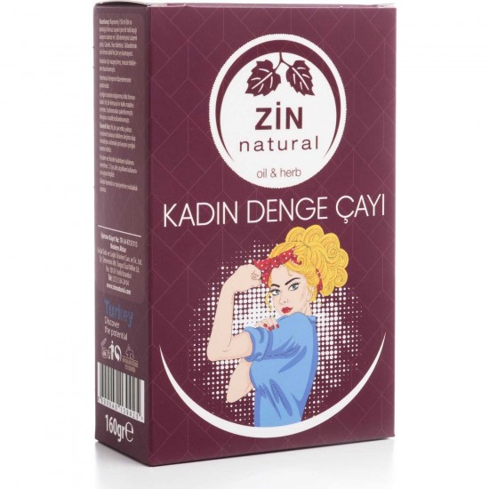  شاي الاعشاب التركي, صيغة توازن المرأة, للنساء فقط, تخفيف آثار وآلام الدورة الشهرية, 160 غرام